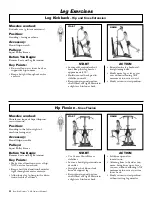 Preview for 60 page of Bowflex Xxtreme 2 SE Owner'S Manual & Fitness Manual