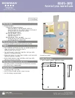 BOWMAN BD615-0012 Manual preview