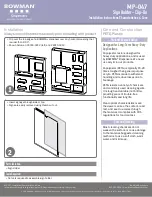 Предварительный просмотр 2 страницы BOWMAN MP-047 Installation
