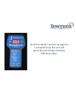 Preview for 8 page of Bowmonk BrakeCheck Series 2 Operating Manual