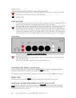 Предварительный просмотр 2 страницы Box-Design Pro-Ject Head Box DS2 B Instructions For Use