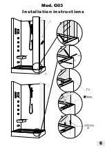 Предварительный просмотр 7 страницы BOX DOCCIA Giro G03 Installation Instructions Manual