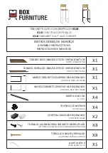 Предварительный просмотр 1 страницы BOX FURNITURE ICUB Assembly Instructions