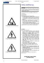 Preview for 6 page of BOXER Smash 24 GT Operator'S Manual