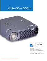 Предварительный просмотр 1 страницы BOXLIGHT CD-455m User Manual