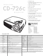 Предварительный просмотр 2 страницы BOXLIGHT CD-726c Specification