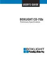 Предварительный просмотр 1 страницы BOXLIGHT CD-753z User Manual