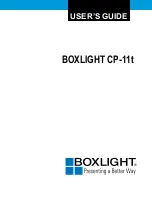 Предварительный просмотр 1 страницы BOXLIGHT CP-11t User Manual