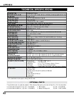 Предварительный просмотр 42 страницы BOXLIGHT CP-310t User Manual