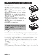 Предварительный просмотр 19 страницы BOXLIGHT CP-635i User Manual