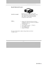 Preview for 2 page of BOXLIGHT CP718e User Manual