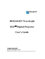 Preview for 1 page of BOXLIGHT DLP User Manual