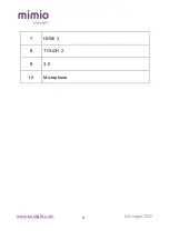 Предварительный просмотр 10 страницы BOXLIGHT MimioPro 4 Technical  User'S Manual