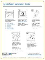 BOXLIGHT MimioTeach Installation Manual preview