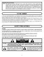 Preview for 2 page of BOXLIGHT MP-25t User Manual