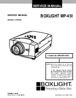 Предварительный просмотр 1 страницы BOXLIGHT MP-45 Service Manual