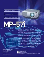 BOXLIGHT MP-57i Specification предпросмотр