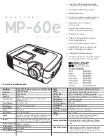 Предварительный просмотр 2 страницы BOXLIGHT MP-60e Specification