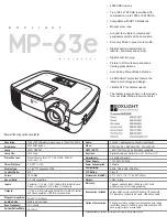 Предварительный просмотр 2 страницы BOXLIGHT MP-63E Specification