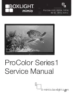 Preview for 1 page of BOXLIGHT ProColor 551 Service Manual