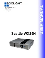 Предварительный просмотр 1 страницы BOXLIGHT Seattle WX25N User Manual