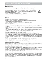 Предварительный просмотр 7 страницы BOXLIGHT SP-11i User'S Manual And Safety Manual