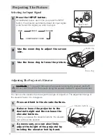 Предварительный просмотр 14 страницы BOXLIGHT SP-11i User'S Manual And Safety Manual