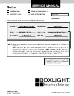 Предварительный просмотр 1 страницы BOXLIGHT SP-5t Service Manual