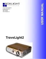 Предварительный просмотр 1 страницы BOXLIGHT TraveLight2 User Manual