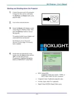 Предварительный просмотр 18 страницы BOXLIGHT TraveLight3 User Manual