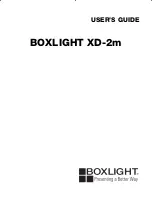 Предварительный просмотр 1 страницы BOXLIGHT XD-2m User Manual