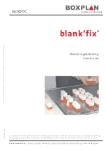 BOXPLAN blank'fix+ How To Use Manual предпросмотр