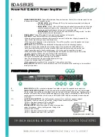 Предварительный просмотр 6 страницы Boxxline BDA-1100 Manual