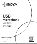 Boya BY-CM6 User Manual предпросмотр