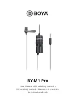 Boya BY-M1 Pro User Manual предпросмотр