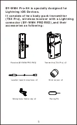 Предварительный просмотр 6 страницы Boya BY- WM4 PRO Instruction Manual