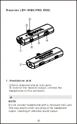 Предварительный просмотр 21 страницы Boya BY- WM4 PRO Instruction Manual