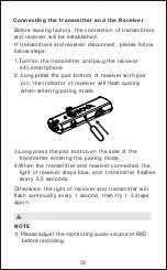 Предварительный просмотр 24 страницы Boya BY- WM4 PRO Instruction Manual