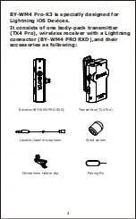 Предварительный просмотр 5 страницы Boya BY-WM4 PRO Instruction Manual