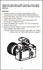 Предварительный просмотр 17 страницы Boya BY-WM4 PRO Instruction Manual