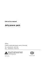 Preview for 1 page of Boyens Backservice Jelly power pack Instruction Manual