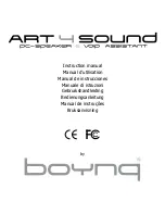 Boynq ART 4 SOUND Instruction Manual предпросмотр