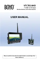 Предварительный просмотр 1 страницы Boyo Vision VTC701AHD User Manual