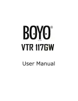 Boyo Vision VTR 117GW User Manual preview