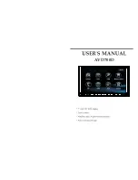 Preview for 1 page of Boyo AVD700D User Manual