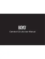 Boyo Carrobot C2-Lite User Manual предпросмотр