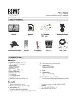 Boyo VTC307M User Manual preview