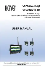 Предварительный просмотр 1 страницы Boyo VTC701AHD-Q2 User Manual