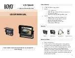 Preview for 1 page of Boyo VTC73AHD User Manual