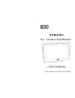 Предварительный просмотр 1 страницы Boyo VTM4301 User Manual